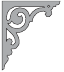 Unframed Porch Bracket CB-018