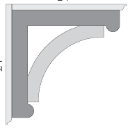 Large Porch and Eave Corbels pc-05